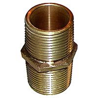 GROCO Bronze Pipe Nipple - 2" NPT