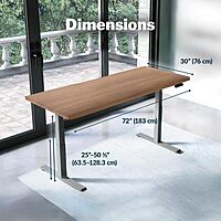 VARI ComfortEdge Electric Standing Desk – Adjustable Sit-Stand