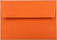 JAM Paper Booklet Invitation Envelopes, Gummed Seal, 30% Recycled