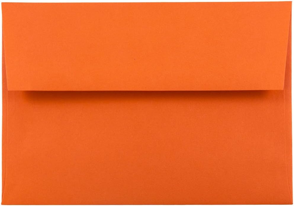 JAM Paper Booklet Invitation Envelopes, Gummed Seal, 30% Recycled