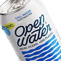 Open Water Still 16oz Tallgirl (1 case, 12 cans) - Sustainable Aluminum Canned Still Water With Electrolytes - 7.0 pH Balanced BPA-Free Ultra-Purified Water 16 Fl Oz (Pack of 1 Case - 12 Cans)