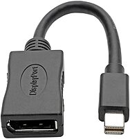 Tripp Lite 6in Mini DisplayPort to DisplayPort Video Adapter Converter Cable 2560x1600 @ 60Hz M/F 6" White (P139-06N-DP) 6