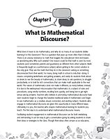 Mathematical Discourse: Let the Kids Talk! –Helps teachers to get students talking about math and explain their problem-solving methods and reasoning (Grades K-12) (Professional Resources)