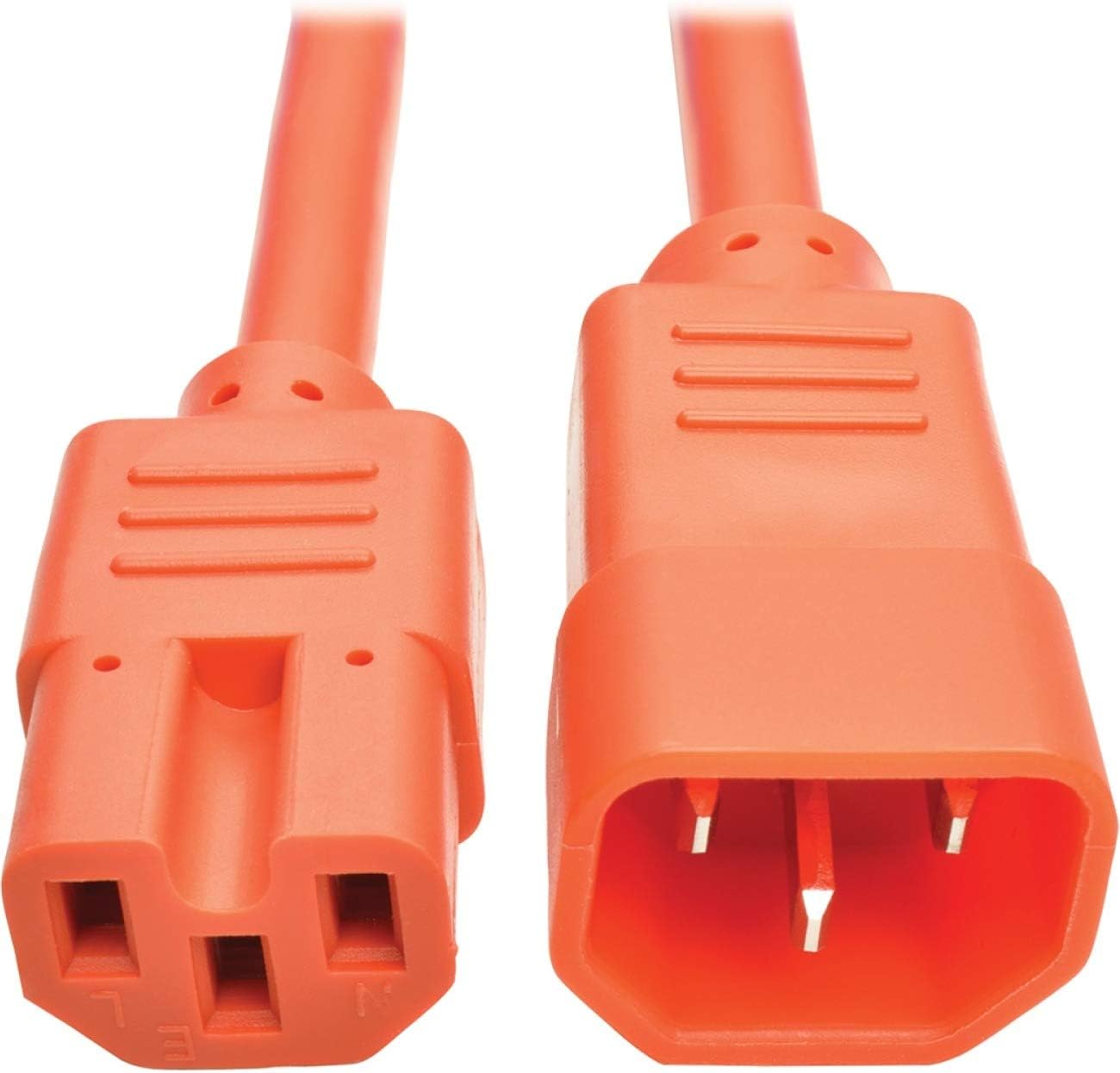 Tripp Lite C14 to C15 Heavy-Duty Power Cord, 14 AWG, 15A