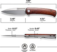 CIVIVI Cetos Folding Knife 14C28N Spear Point Blade