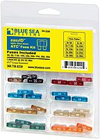 Blue Sea Systems 5290 EasyID Illuminating ATC Fuse Kit, Beige