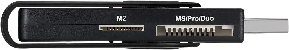 SCR-200 Smart Card CAC Reader for ID, Credit Card, SD, Micro SD, SIM, and M2 Smartfold Smart Card Reader