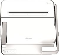 Fellowes Lyra 3-in-1 Manual Binding Center, 300-Sheet Capacity, 6.03inH x 16.63inW x 15.56inD, White/Gray, 5603001