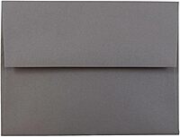 JAM PAPER Premium Dark Gray Invitation and Business Envelopes