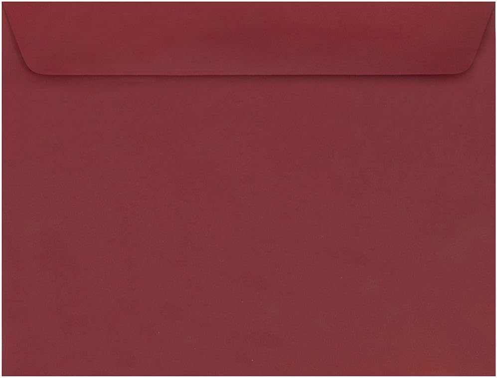 JAM Paper 9 x 12 Booklet Envelopes with Gummed Seal