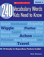 240 Vocabulary Words Kids Need to Know: Grade 2: 24 Ready-to-Reproduce Packets Inside! (Teaching Resources)