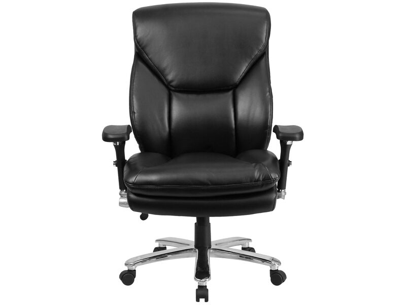 Flash Furniture HERCULES Series 24-7 Intensive Use Big & Tall Ergonomic High-Back Office Chair With Lumbar Knob And Headrest