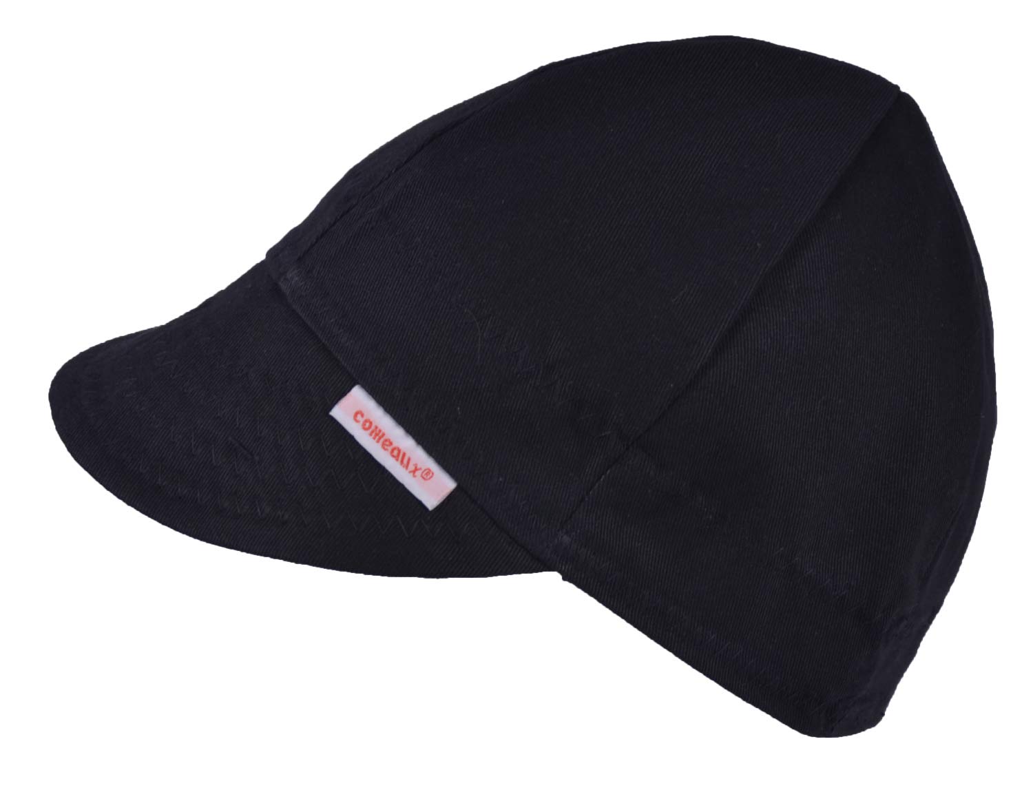 Comeaux Caps Reversible Welding Cap Solid Black 6 7/8-7 1/8 Black