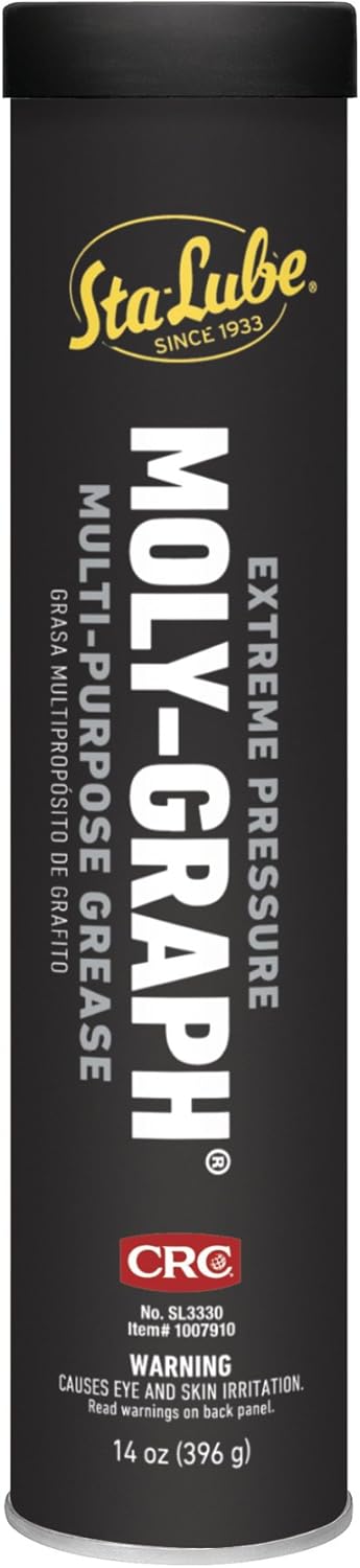 Sta-Lube CRC SL3330 Moly-Graph Extreme Pressure Multi-Purpose Lithium Grease - 14 Oz 1 Pack