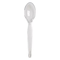 Dixie - TH017 6" Heavy-Weight Polystyrene Plastic Teaspoon by GP PRO (Georgia-Pacific), Crystal, SH017 (Case of 1,000) Clear 1 Box/Case 1 box of 1000