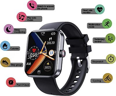 Monitor de glucosa smartwatch, Moda Bluetooth, Alta definición Pantalla Grande Monitor de glucosa smartwatch, Moda Bluetooth, Alta definición Pantalla Grande