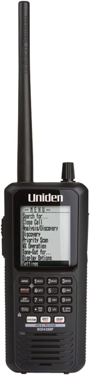 Uniden HomePatrol Series Digital Scanner with TrunkTracker V and S.A.M.E.
