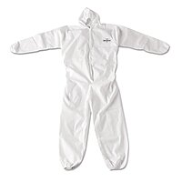 A20 Breathable Particle Protection Coveralls, Zip Closure, 3x-Large, White