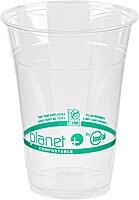 StalkMarket Planet+ 100% Compostable PLA Clear Cold Cups, 16 oz, Pack of 1000