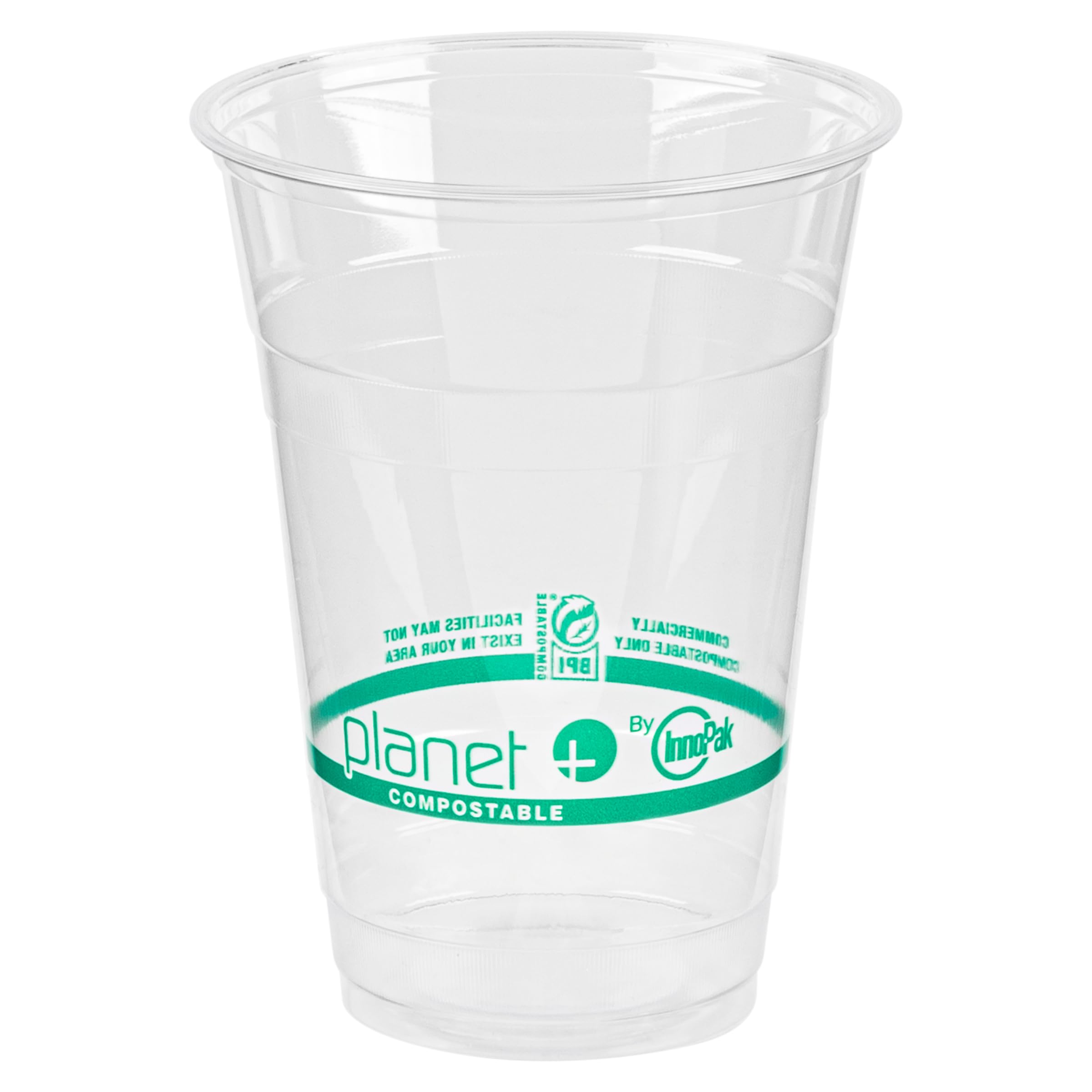 StalkMarket Planet+ 100% Compostable PLA Clear Cold Cups, 16 oz, Pack of 1000