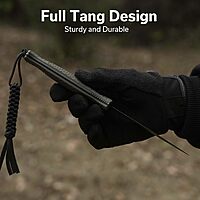 CIVIVI Perfrico Fixed Blade Knife 4.49" Single-edge 14C28N Full Tang Textured G10 Handle with Kydex Sheath