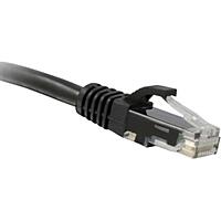 ENET CAT6 BLACK 6 FOOT PATCH CABLE WITH SNAGLESS MOLDED BOOT (UTP) HIGH-QUALITY