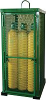 85" H x 32" W x 42" D High Pressure Cylinder Lockable Storage Cabinet