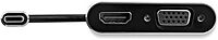 StarTech.com USB-C to VGA and HDMI Adapter - 2-in-1 - 4K 30Hz - Space Grey - Windows & Mac Compatible (CDP2HDVGA)