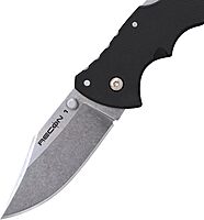 Cold Steel Mini Recon 1 3" AUS10A Folding Knife with 4" GFN Handle & Tri-Ad Lock