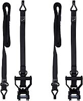 KEEPER Extreme Webbing Combat Ratchet Tie-Downs with Double J Hooks