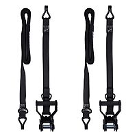KEEPER Extreme Webbing Combat Ratchet Tie-Downs with Double J Hooks