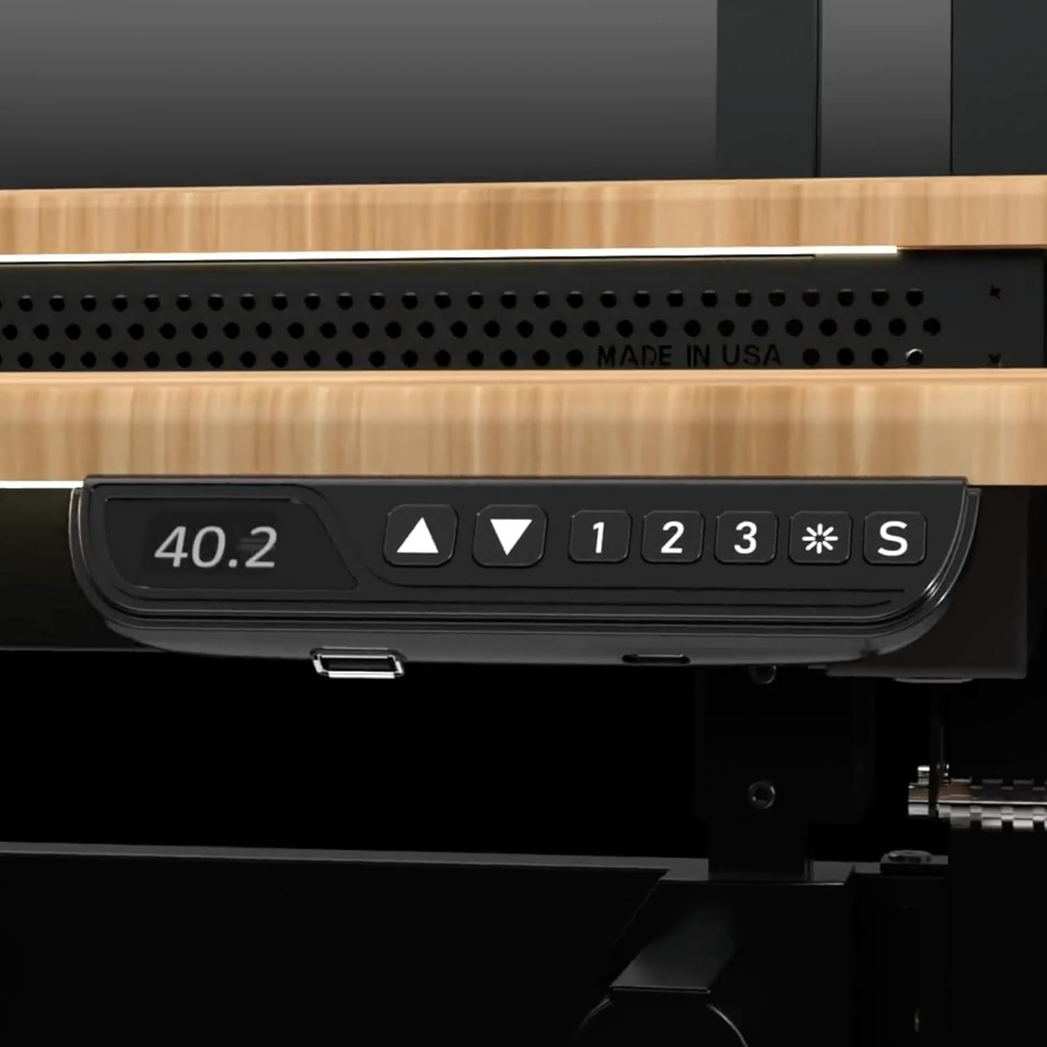 VERSADESK® Foundry Bench 80" x 80" Extra Wide L-Shaped Split-Level Corner Standing Desk | Electric Height Adjustable. 1"