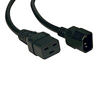 Tripp Lite Heavy-Duty Power Cord, 15A, 14AWG (IEC-320-C19 to IEC-320-C14) 2-ft.(P047-002)