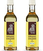 PURE&SURE - ORGANIC SUNFLOWER OIL 1 LTR