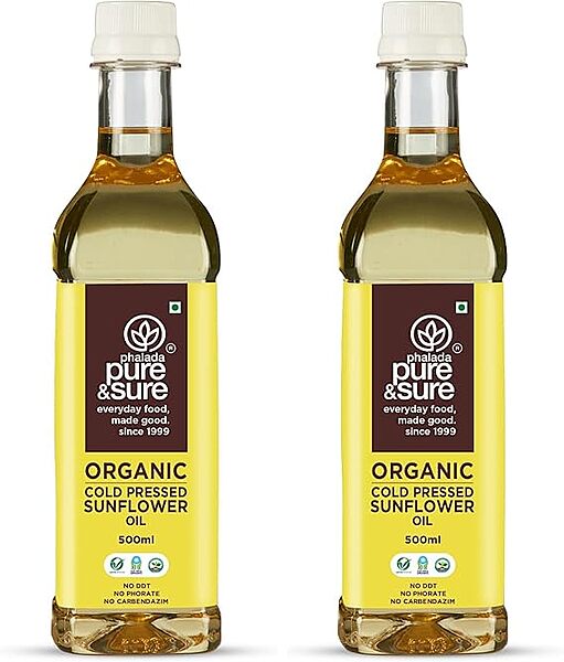 PURE&SURE - ORGANIC SUNFLOWER OIL 1 LTR
