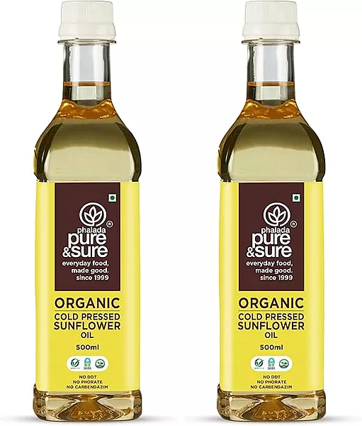 PURE&SURE - ORGANIC SUNFLOWER OIL 1 LTR