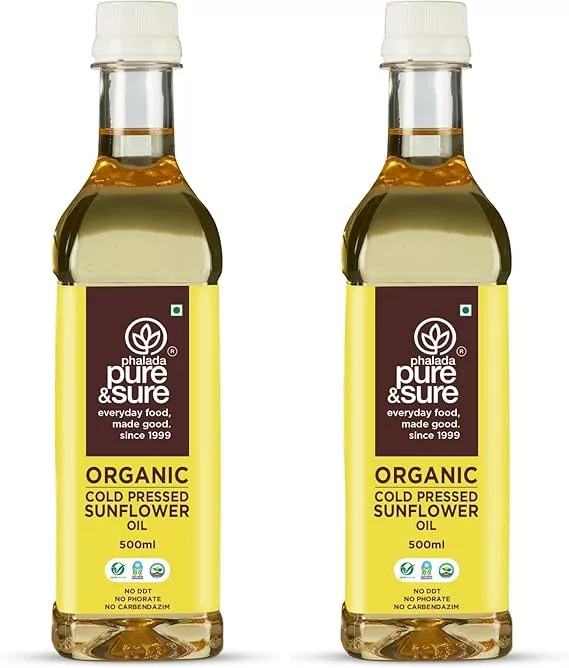 PURE&SURE - ORGANIC SUNFLOWER OIL 1 LTR