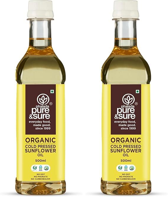 PURE&SURE - ORGANIC SUNFLOWER OIL 1 LTR