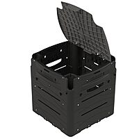 RAILBLAZA Gear Hub Kayak Fishing Crate - with 4 Internal Rod Holders, Storage for 8 TackleBoxes