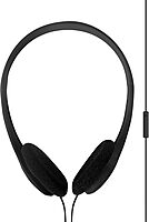 Koss KPH7iK On-Ear Headphone with Microphone and in-Line One Touch Remote, Lightweight, 3.5mm Plug, Black