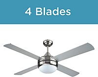 BLACK+DECKER 52 in. Ceiling Fan with Light and Remote - Brushed Nickel
