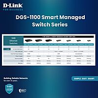D-Link DGS-1100 Series Smart Managed Gigabit Switches