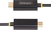 StarTech.com 6.6ft (2m) DisplayPort to HDMI Adapter Cable, 4K 60Hz with HDR, DP to HDMI 2.0b Cable, Active Video Converter