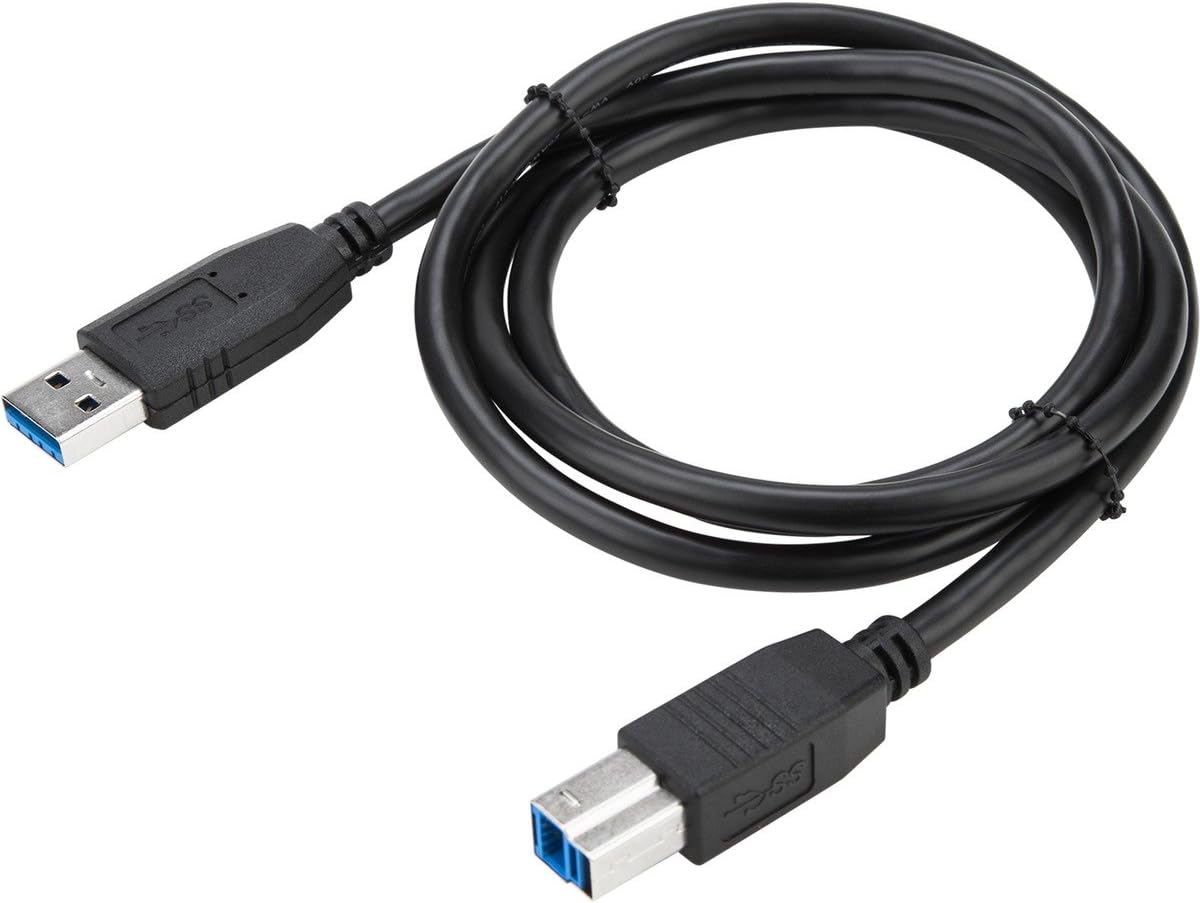 Targus USB 3.0 A to B Cable for Use with Targus Universal Laptop Docking Stations ACP71 and ACP77, 1 Meter (ACC987USX)