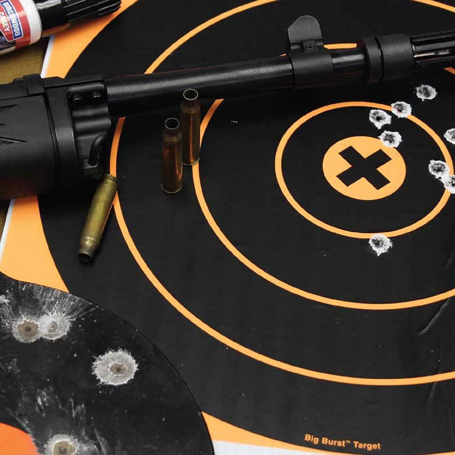BIRCHWOOD CASEY Big Burst Bull's Eye Always Flat Adhesive Back Shooting Training Reactive Targets