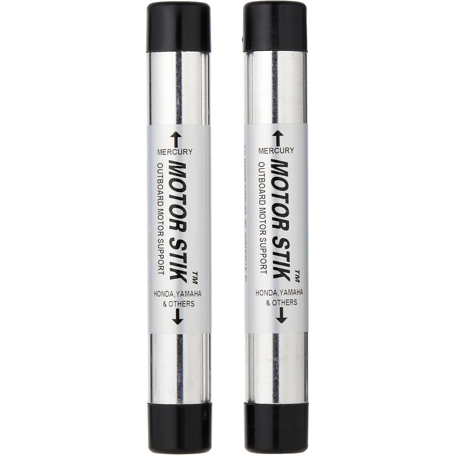 T-H Marine Motor Stik OutBoard Motor Support Stick Pair - 8.5" Long Aluminum Transom Saver for 150hp & Up Outboards