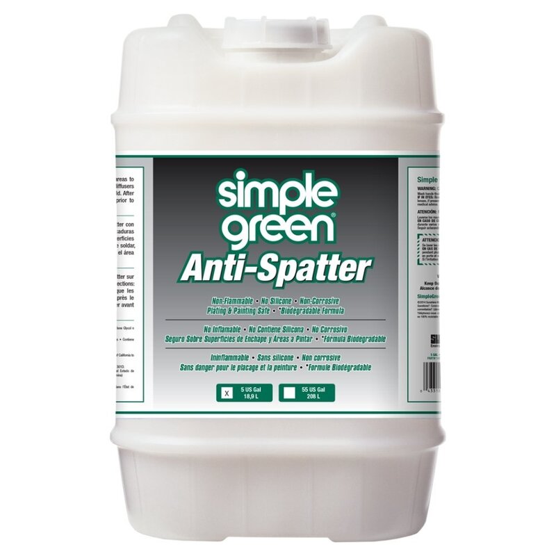 Simple Green 34579 Anti-Weld Spatter Coating - Liquid 5 gal Pail - 13457 [PRICE is per PAIL]