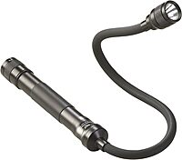 Streamlight 71600 Jr. Reach LED 115-Lumen Handheld Flashlight With Flexible Extension Cable and two (2) AA Alkaline