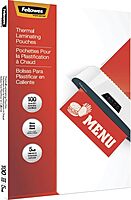 Fellowes® Thermal Laminating Pouches, 17-1/2" x 11-1/2", 5 Mil, Clear, Pack of 100