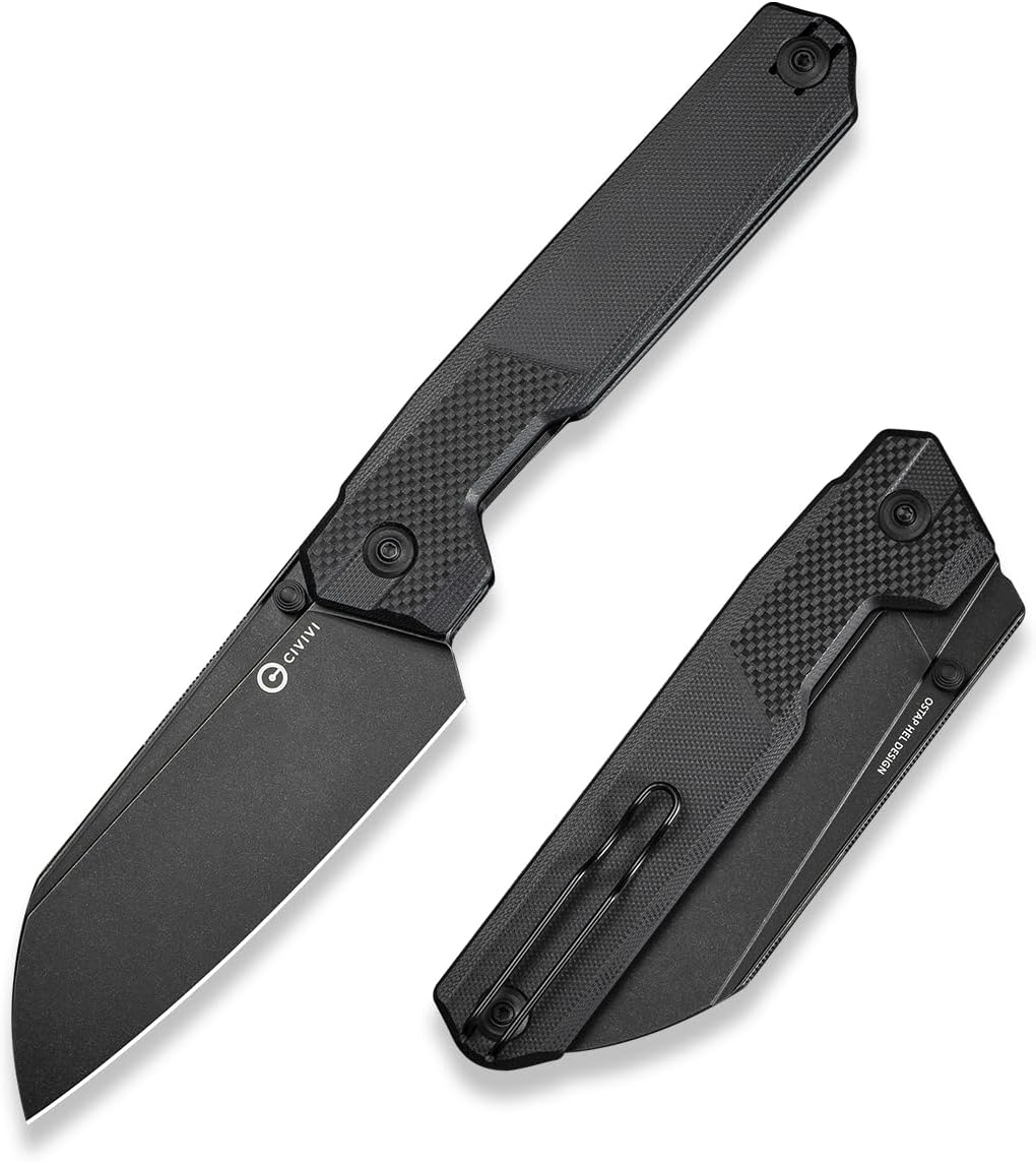 CIVIVI Hid Folding Pocket Knife 4.14in 14C28N Blade G10 Handle
